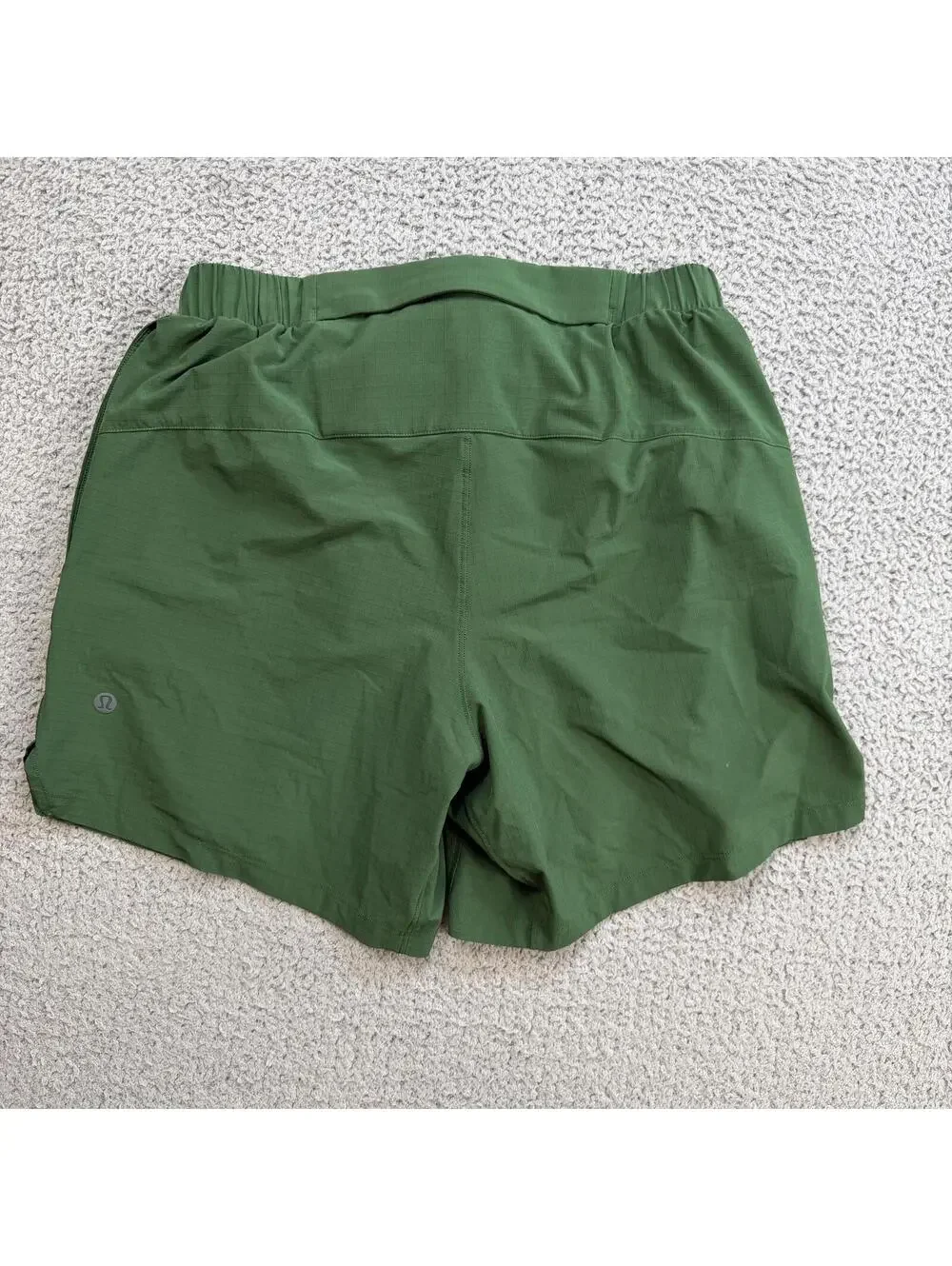 Lululemon Pace Breaker Lined Shorts Green Ripstop Athletic Running Shorts XS